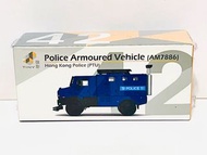 全新 未開封 Tiny 微影 No. 42 合金 車仔 Scale 1:72 1/72 比例 香港 警察 平治 鋭武 裝甲車 Mercedes-Benz Unimog Police Armoured 