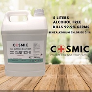 COSMIC SS Sanitizer Ready Use Anti-Bacterial Disinfectant 5L All Surface Sanitizer *Can Use Nano Spray Gun * HALAL