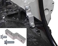 ICT Billet Compatible with LT Swap Transmission Dipstick Adapter Bracket Compatible with TH400 TH350