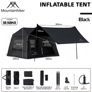 MOUNTAINHIKER Inflatable Tent Outdoor Camping Large Area Tent Family Tent 6.3m2 Multi-person Cabin T