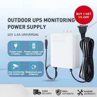 Mini UPS Battery Backup 12V 1.5A 5400mAh UPS Power Supply Backup for WiFi Camera AC to DC. Mini UPS 