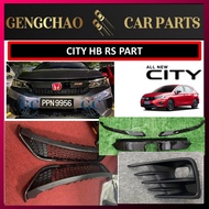 HONDA CITY HATCHBACK RS PART / FRONT GRILL COVER RS, FRONT GRILL HONEY COMB RS, RS FOGLAMP COVER ORIGINAL