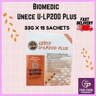 FPpharmacy [New Stock] Biomedic UNECE U-LP200 Plus 33G X 15Sachets (EXP: 12/2026)