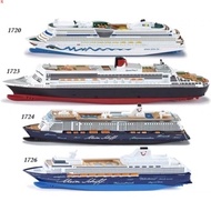 Germany Siku Siku Large Cruise Wheel Queen Mary Poseidon Cruise Ship Speedboat Alloy Model Toy