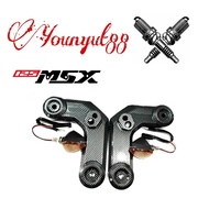 คิ้วข้างไฟหน้าMSX-125 คิ้วข้างพร้อมไฟเลี้ยว LED (ใส่ MSX-SF ไม่ได้) คิ้วข้างสีเคฟล่าดำ ไฟเลี้ยวสแสง