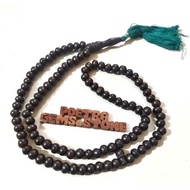 New Tasbih Kayu Gaharu Hitam 10Mm 99Butir Asli Wangi Khas Gaharu