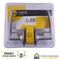 Yale VL4442 Privacy Bathroom Tubular Handle Leverset Lockset Standard Duty Satin Nickel