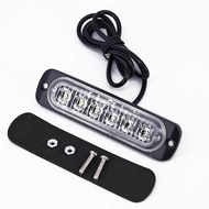 2 X Bright 6led Super White Car Driving Light Fog 12v Drl Daytime Running Light