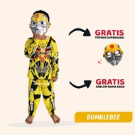 Transformers Bumblebee Children's Clothes Batman Spiderman Iron Man Suit Costume