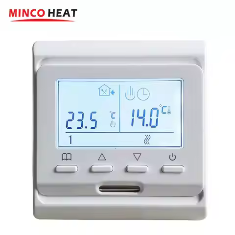 Room Thermostat 220V LCD Programmable Electric Digital Floor Heating Room Air Thermostat Warm Floor 