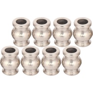 8Pcs RC Car Rod Ends Ball Joint Linkage Compatible with 1/10 Hpi/Hsp/Losi/Axial//Red/Himoto/Kyosho R