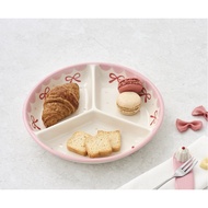 [MODERN HOUSE] Raspberry Chiffon Round 3-Section Plate D22