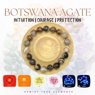 BOTSWANA AGATE NATURAL CRYSTAL GEM STONE BRACELET ACCESSORIES