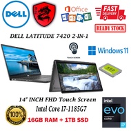 Dell Latitude 7420 2-IN-1 Intel i7-1185G7/16GB RAM/256GB/512GB/1TB SSD (Touch Screen) (Second hand)