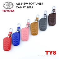 AD.ซองหนังใส่กุญแจรีโมทรถยนต์ TOYOTA รุ่น ALL NEW FORTUNER CAMRY 2015 รหัส TY 8 ระบุสีทางช่องแชทได้เลยนะครับ