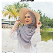 [HOT SELLING] 💕 Shawl Soft Pleated LEIA LOVETA ORIGINAL HQ