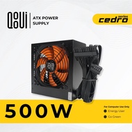 POWER SUPPLY QOOUi 500 WATT PSU COMPUTER PC DESKTOP/POWER SUPPLY ATX-500W SERIES CEDRO