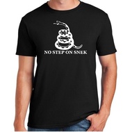 No Step On Snek Logo - T-Shirt Pro Tops Casual Streetwear Second Amendment Ar15 1776 2A Ak47 Dtom