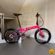 🌺🙆🏻‍♀️ Fnhon Blast 22” 𝗠𝗥𝗧/𝗕𝘂𝘀-𝗳𝗿𝗶𝗲𝗻𝗱𝗹𝘆 14 Freebie 𝗟𝗶𝗴𝗵𝘁𝘄𝗲𝗶𝗴𝗵𝘁 Folding Foldable Bicycle Bike Fold Dahon Pink Birdy 451