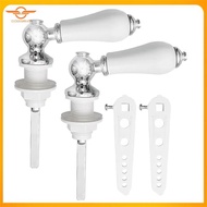[CloudsMiles] For Bathroom Cistern Tank Lever, Universal Ceramic Toilet Flush Handle Replacement, Ci