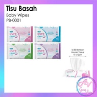 Rosetta Wet Wipes PURE Clean Wipes PB-0001 1 Pack Non-Alcoholic Wet Wipes / Wet Wipes