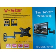 Adjustable Wall mount TV Monitor Bracket for LED nad LCS TV.s up to 27 inch