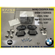 BMW 3 SERIES E90 E92 1 SERIES 1 E 81 E87 MINI COOPER R60 REAR DISC BRAKE PAD