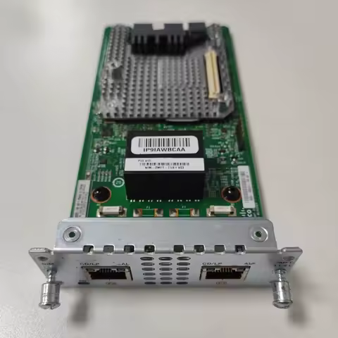 1 PCS ISR4000 WIC/VIC/PRI/CE1T1 1×PVDM4 1.544 Mbps ±50 bps / 32 ppm NIM-2MFT-T1/E1 V03