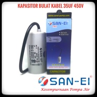 SAN-EI round water pump capacitor 35uf 450v cable