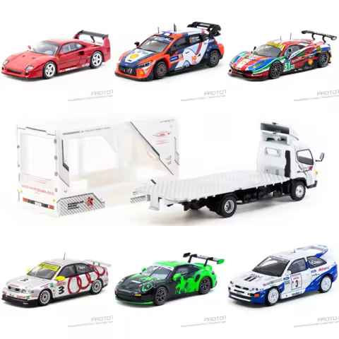 [PreSale] Tarmac Works 1:64 A4 Quattro Macau Guia Race 488 GTE 24h Escort RS 20 N Rally1 F40 Fuso Ca