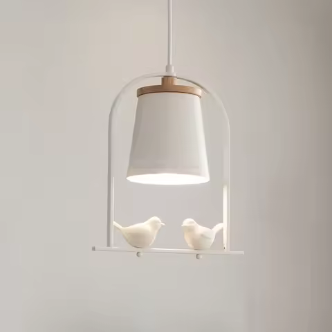 Nordic Minimalist Pendant Lights Restaurant Modern Bird LED Pendant Lamp Dining Table Bedroom Bedsid