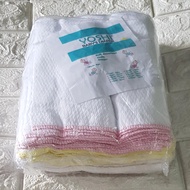 LAMPIN Cloth Diaper 12pcs 100% cotton 2in1 Burp towel W FREEBIES