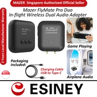 Mazer Fly-Mate Pro Duo (M-FlyMate Pro DUO) 3 Buttons Wireless Bluetooth 5.0 Transmitter Travel Airpl