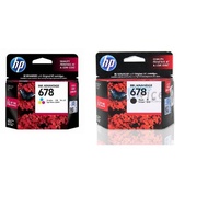 HP 678BK/ 678CLR/ 678BLK + CLR INK CARTRIDGE