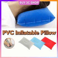 Small PVC Flocking Inflatable Pillow U-shaped Pillow Outdoor Travel Inflatable U-shaped Pillow Square Pillow 充气枕头