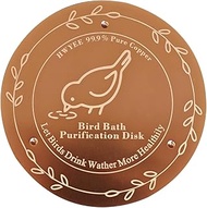 Bird Bath Copper Disk,0.6mm Thickness 13cm/5.12inch Length 99.98% Pure Copper Disk,Triple-Point Supp