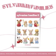 SYLVANIAN FAMILIES Sticker sheet new sylvanian Keluargaes 2 aesthetic ins korea For scrapbook Decoration, deco Pattern, journaling, phonecase, Headphones, Cute Stickers