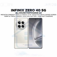 Infinix Zero 40 5G (256GB ROM | 12GB RAM) 1 Year Infinix Malaysia | FOC BUDS Warranty