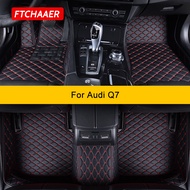 FTCHAAER อุปกรณ์ตกแต่งพรมรถยนต์แบบกำหนดเองเสื่อปูพื้นสำหรับ Q7รถ Audi