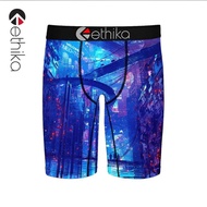 Quần Lót Nam Ethika Graffiti Print Quick Dry American Trendy Elastic Fashion Five Inch Quần Lót Nam