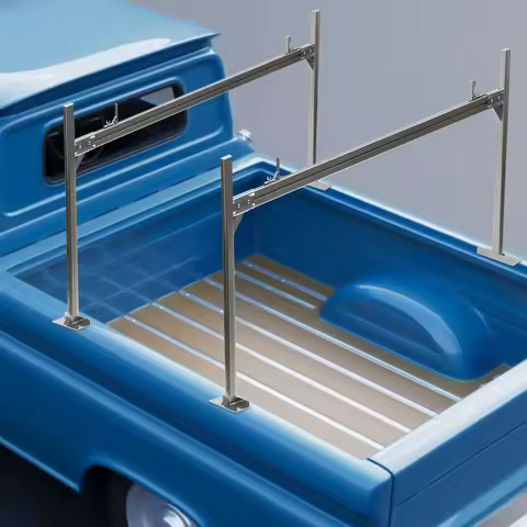 71x14x34" Truck Rack Pick up 800 lbs Truck Ladder Rack Adjustable Trailer Rack