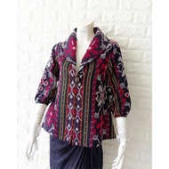 Women's Woven blazer jumbo blazer batik blazer blazer Weding jepara Woven Shirt