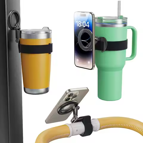 Magsafe Water Bottle Accessory Stroller Phone Holder Fitness Accessory for Stanley 10-60oz Yeti Tumb