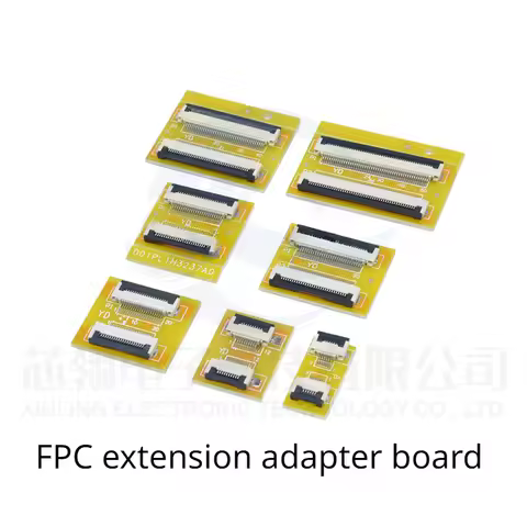 FPC/FFC Flexible Cable Extension Board 0.5/1.0MM Spacing 4P/10/20/30/40/50/60P Wire Connector