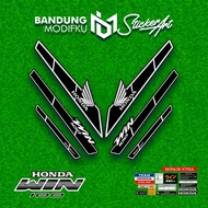 HONDA WIN STRIPING 39 MOTIF/ MODFKU BANDUNG/ WIN 100 STICKER/ WIN 100 VARIATION STICKER/