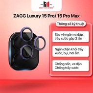 ZAGG Luxury 15 Pro /15 Pro Max camera Protective Film