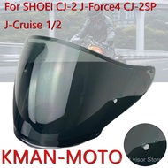 CJ-2 Visor for Shoei J-Cruise 1 J-Force 4 CJ2 High Strength High Toughness Sun face shield Motorcycl