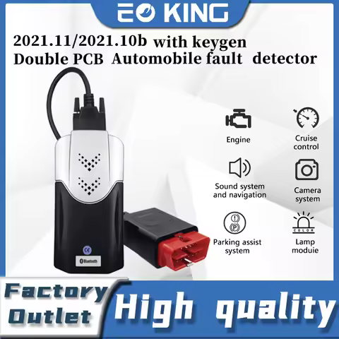 For AK DS150E with Dual-Board Bluetooth 2021.11 Keygen for Delp DS150 DS150E V9.1 OBD2 Cars Trucks O