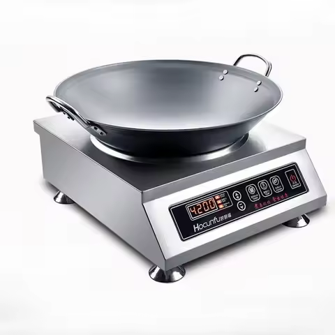 Commercial induction cooker 3500W concave high power electric frying stove 4200w stir fry electric f