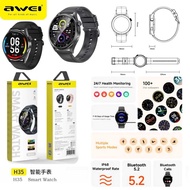 AWEI H35 WIRELESS SMART WATCH IP68 WATERROOF